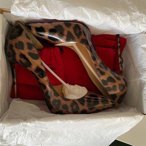 Christian Louboutin Patent Leather Leopard